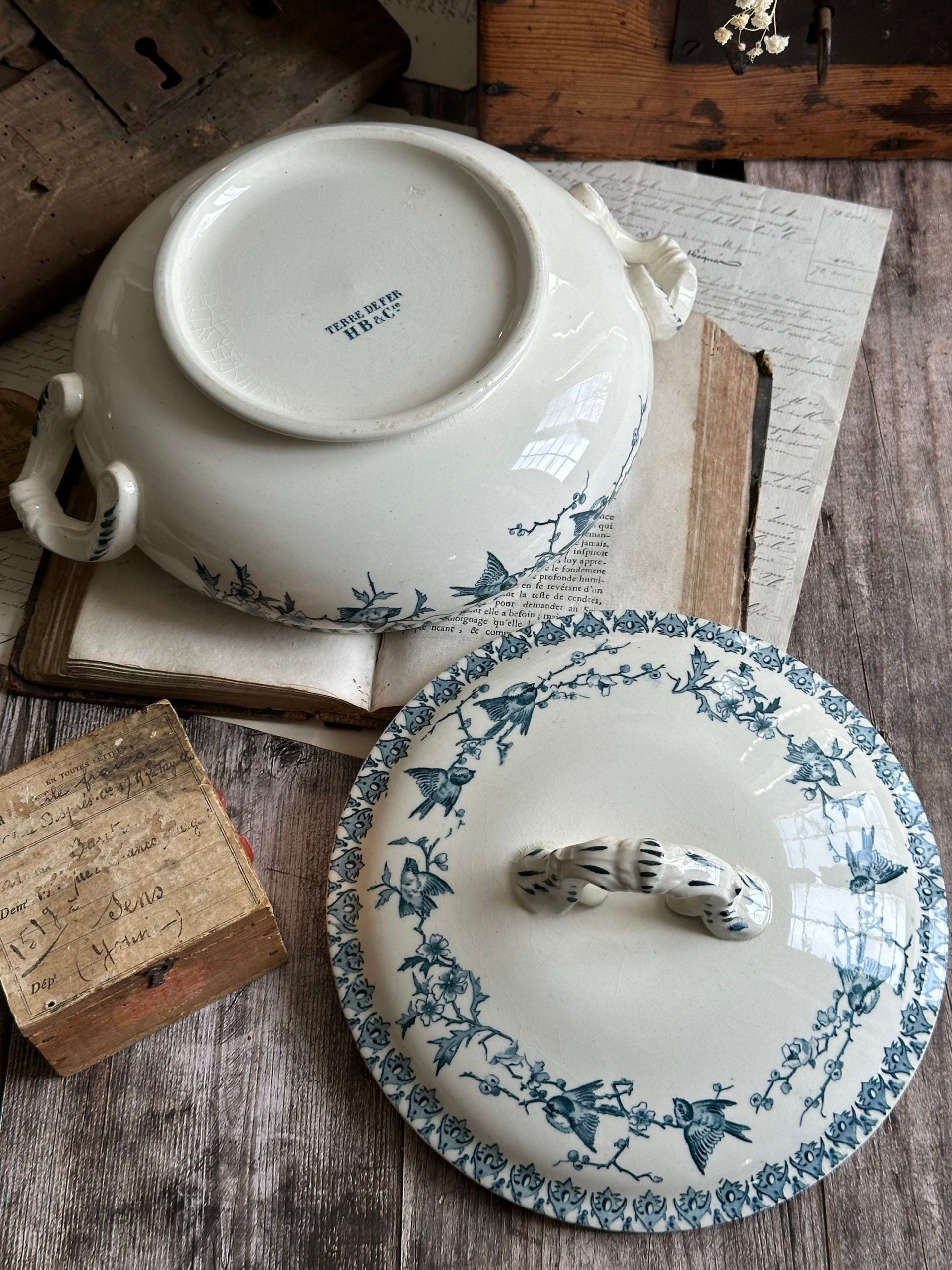 Choisy le Roi vegetable tureen, Lyonnais pattern