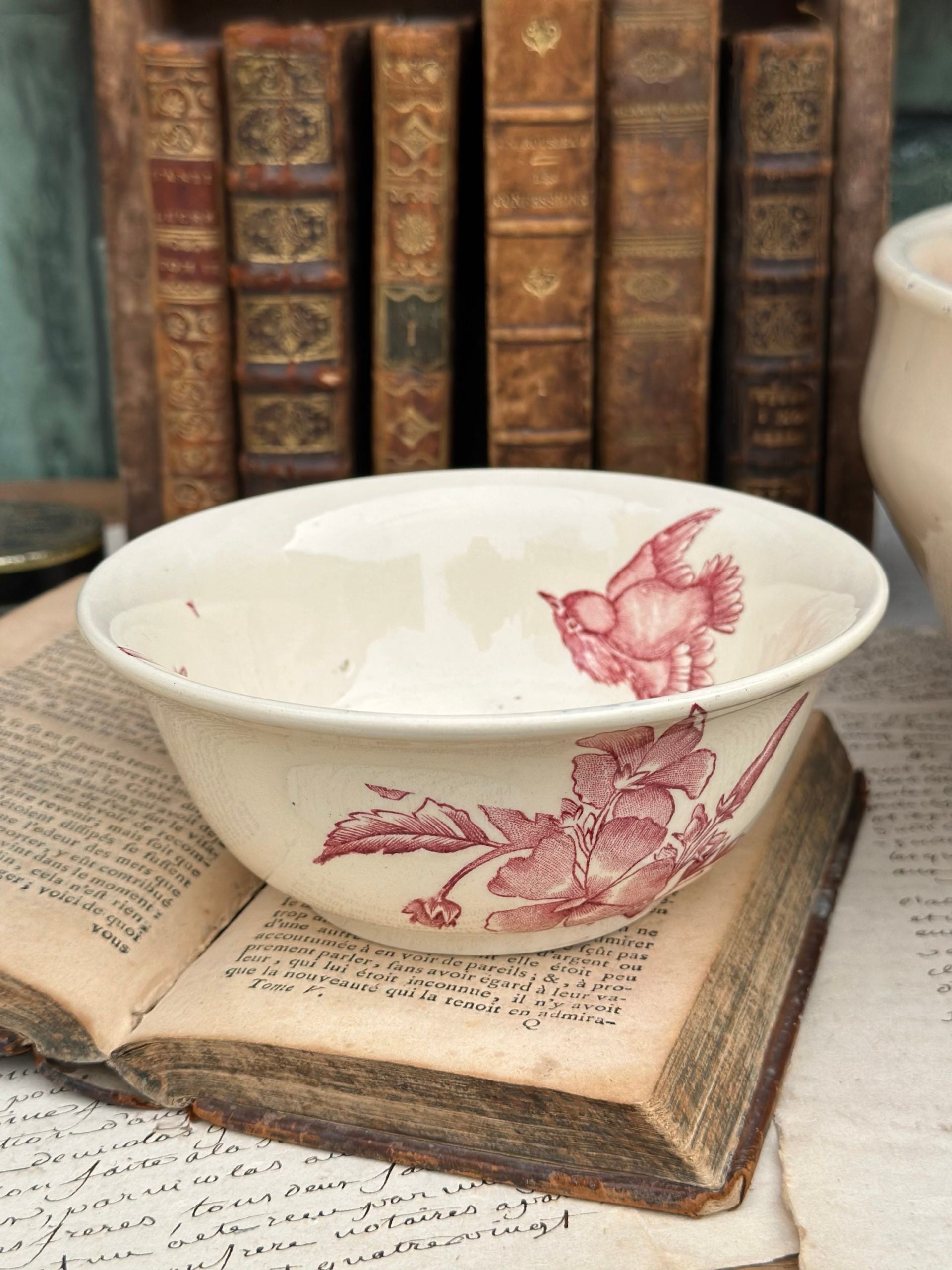 Garniture de toilette 3 pièces Longchamps modèle Small Bird