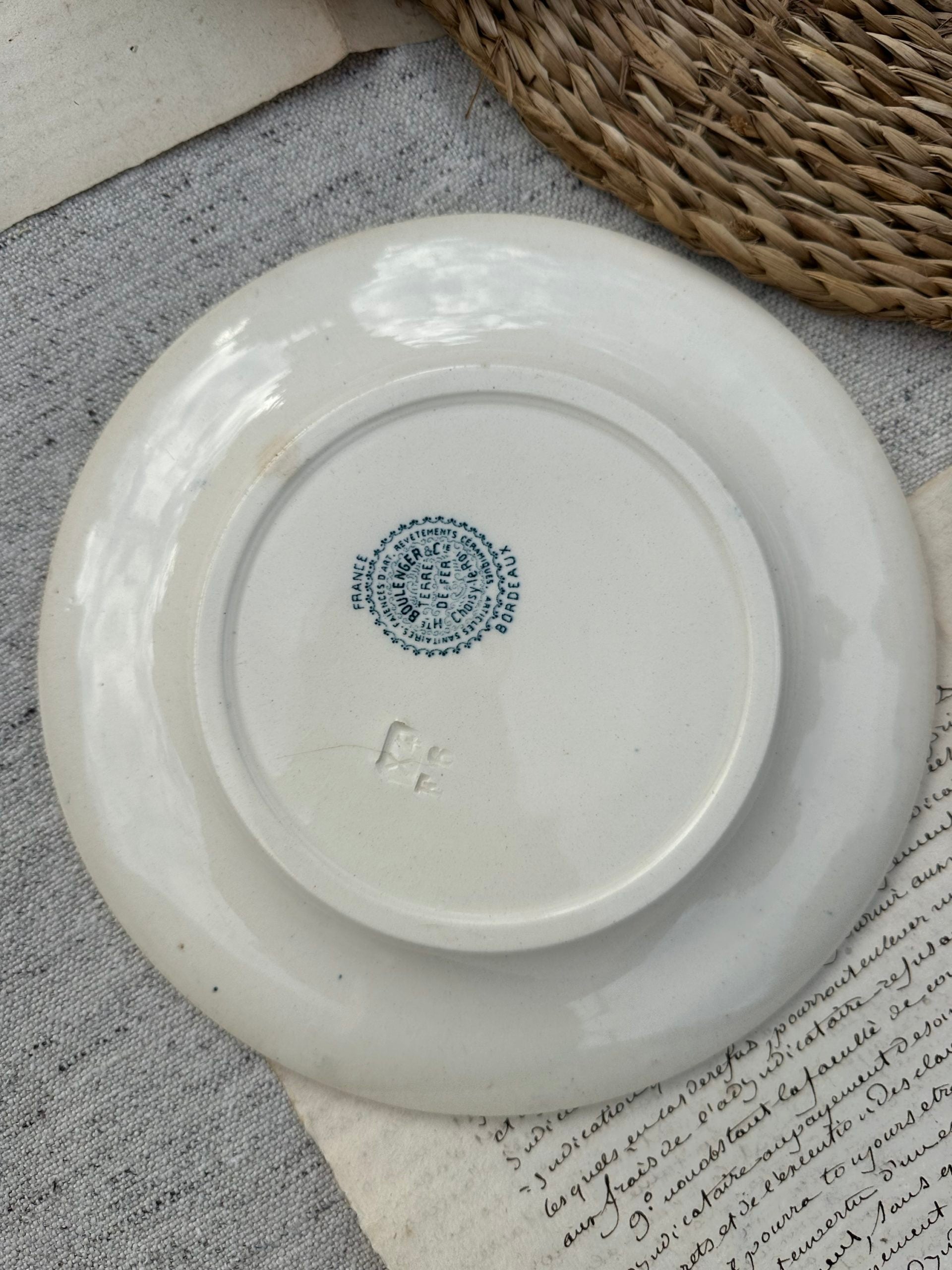 I. Set of 6 mismatched dessert plates