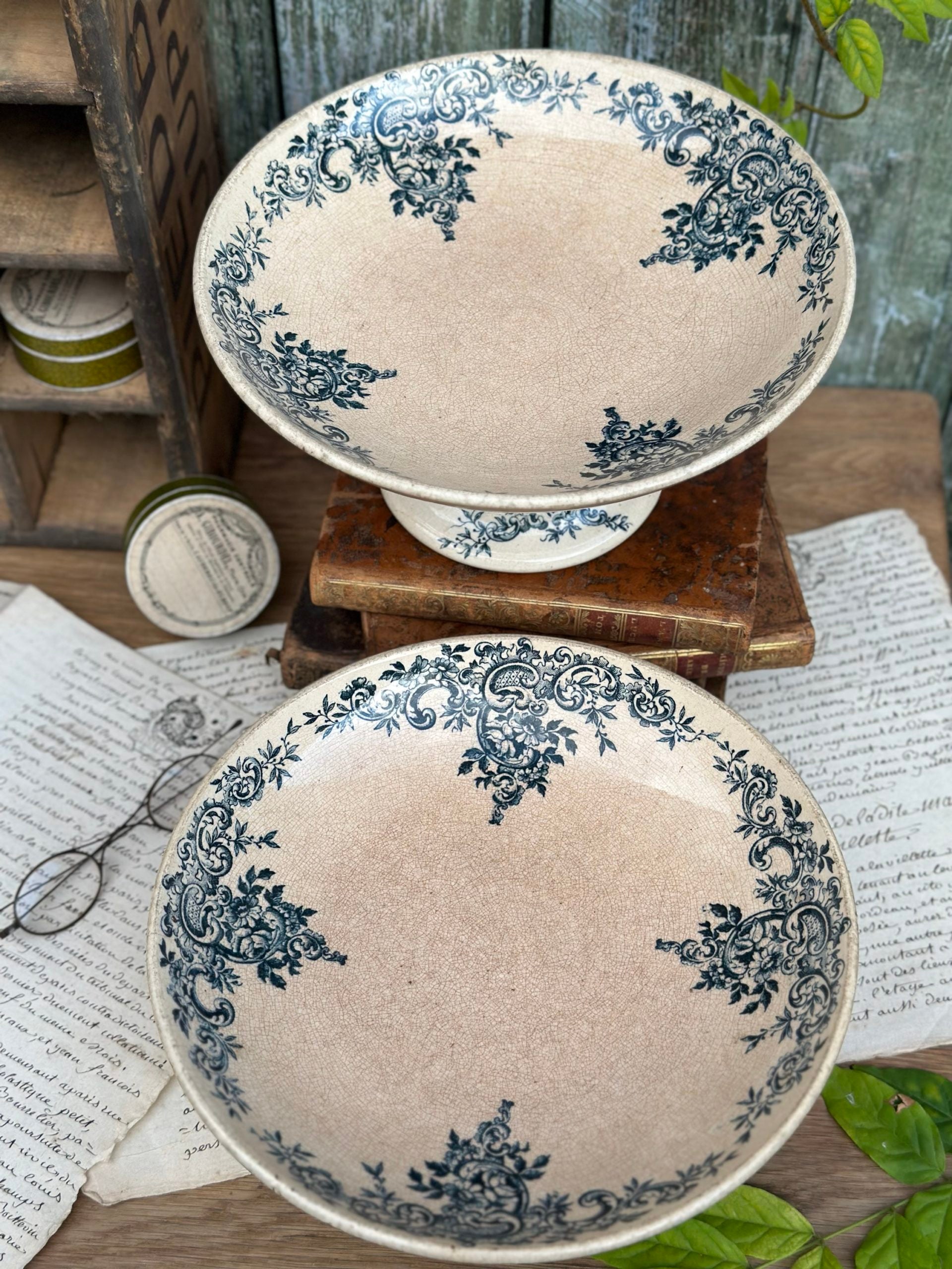 Compotier Choisy le Roi modèle Louis XV