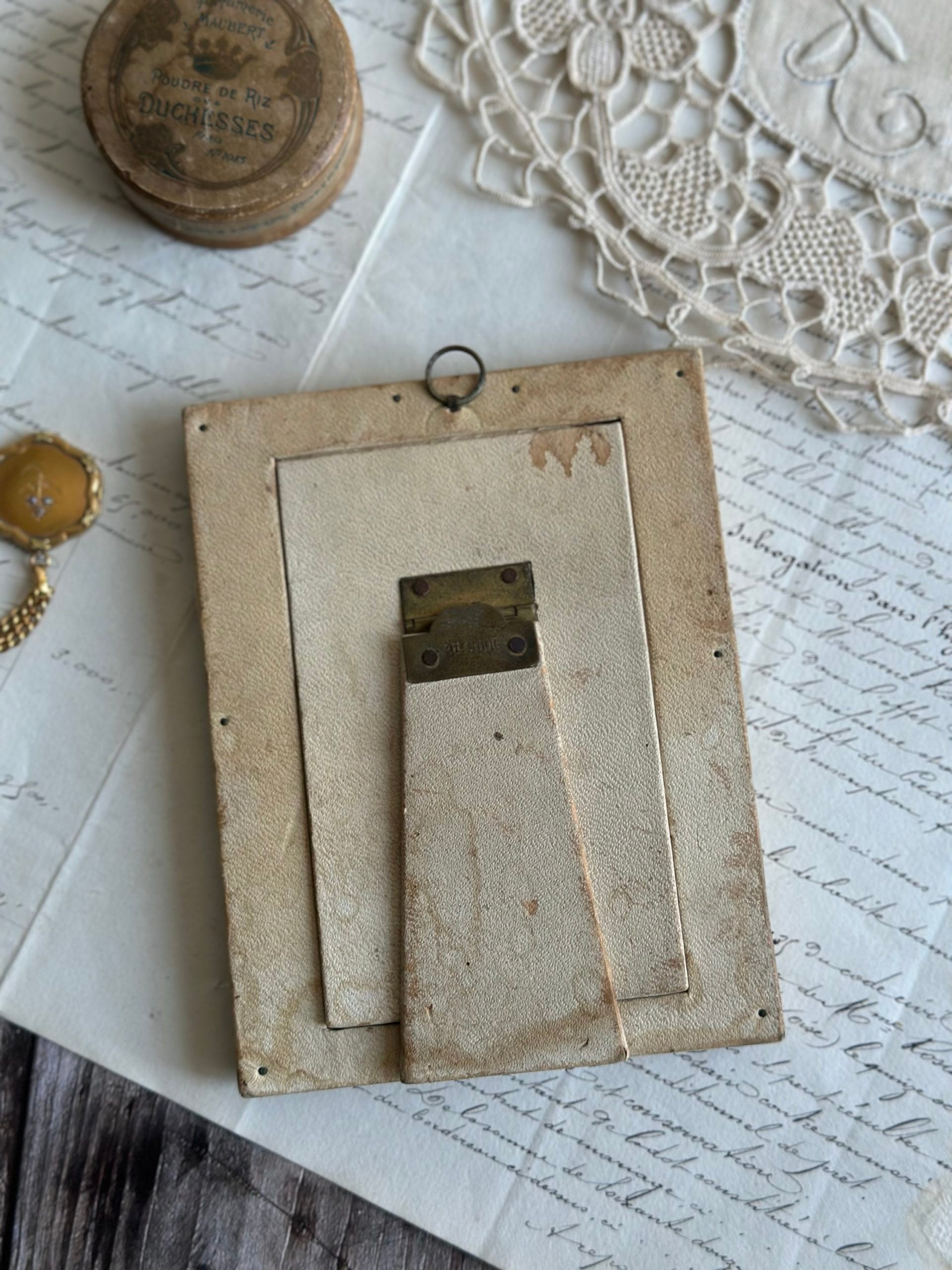 Cadre terre de fer papillons