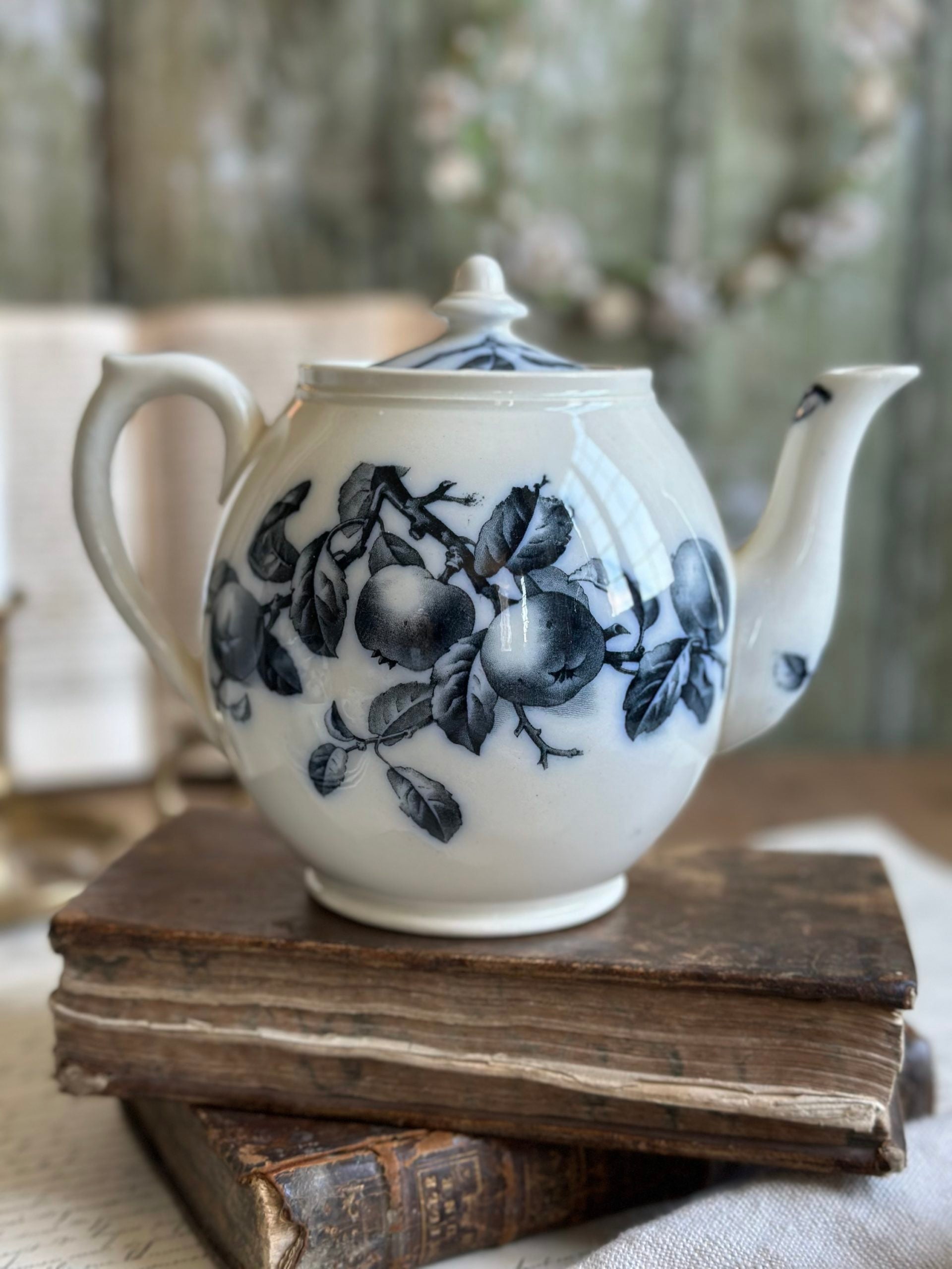 Petite théière / cafetière manufacture BWM &amp; co Brown Westhead Moore modèle Gainsboro XIXème