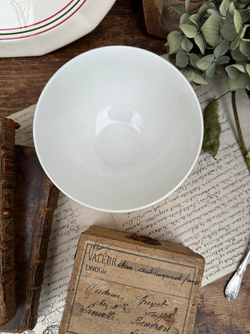 Sarreguemines polka dot bowl