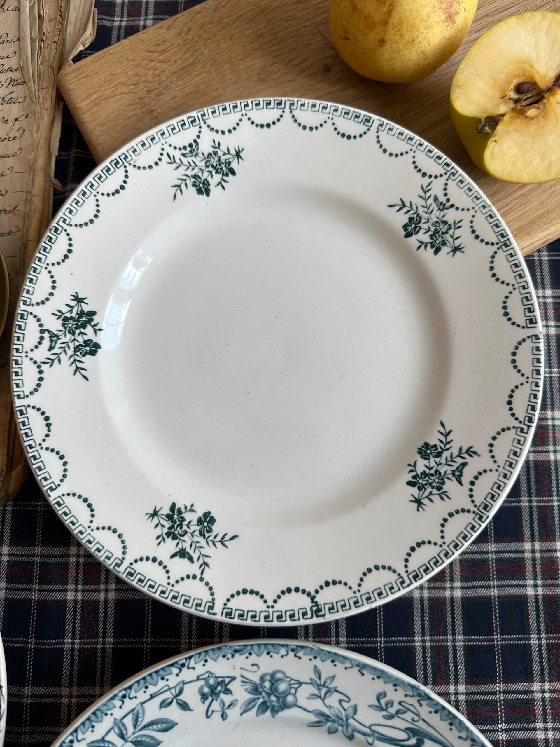III. Set of 6 mismatched dessert plates