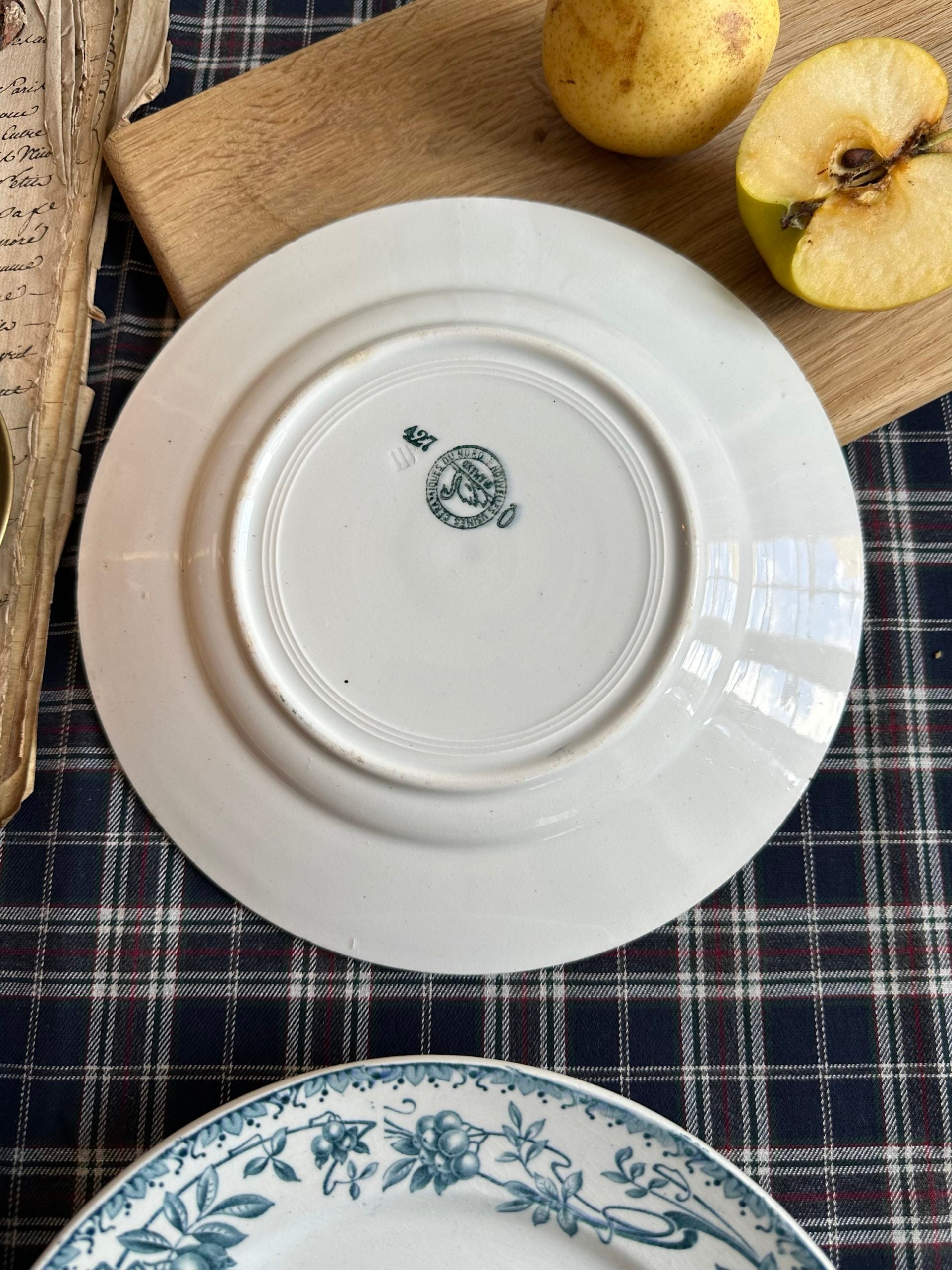 III. Set of 6 mismatched dessert plates