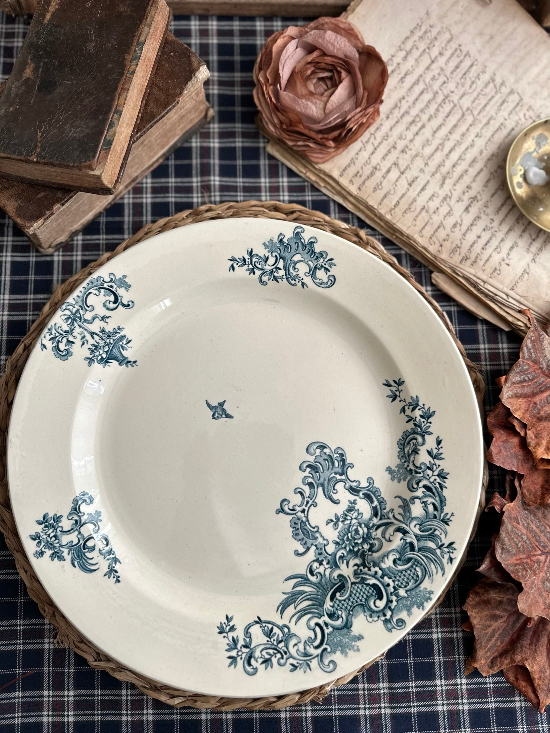 II. Grand plat rond 32,40cm - BFK modèle Régent