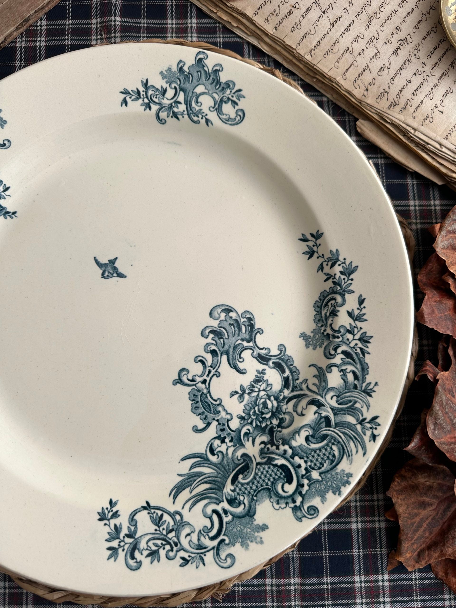 II. Grand plat rond 32,40cm - BFK modèle Régent