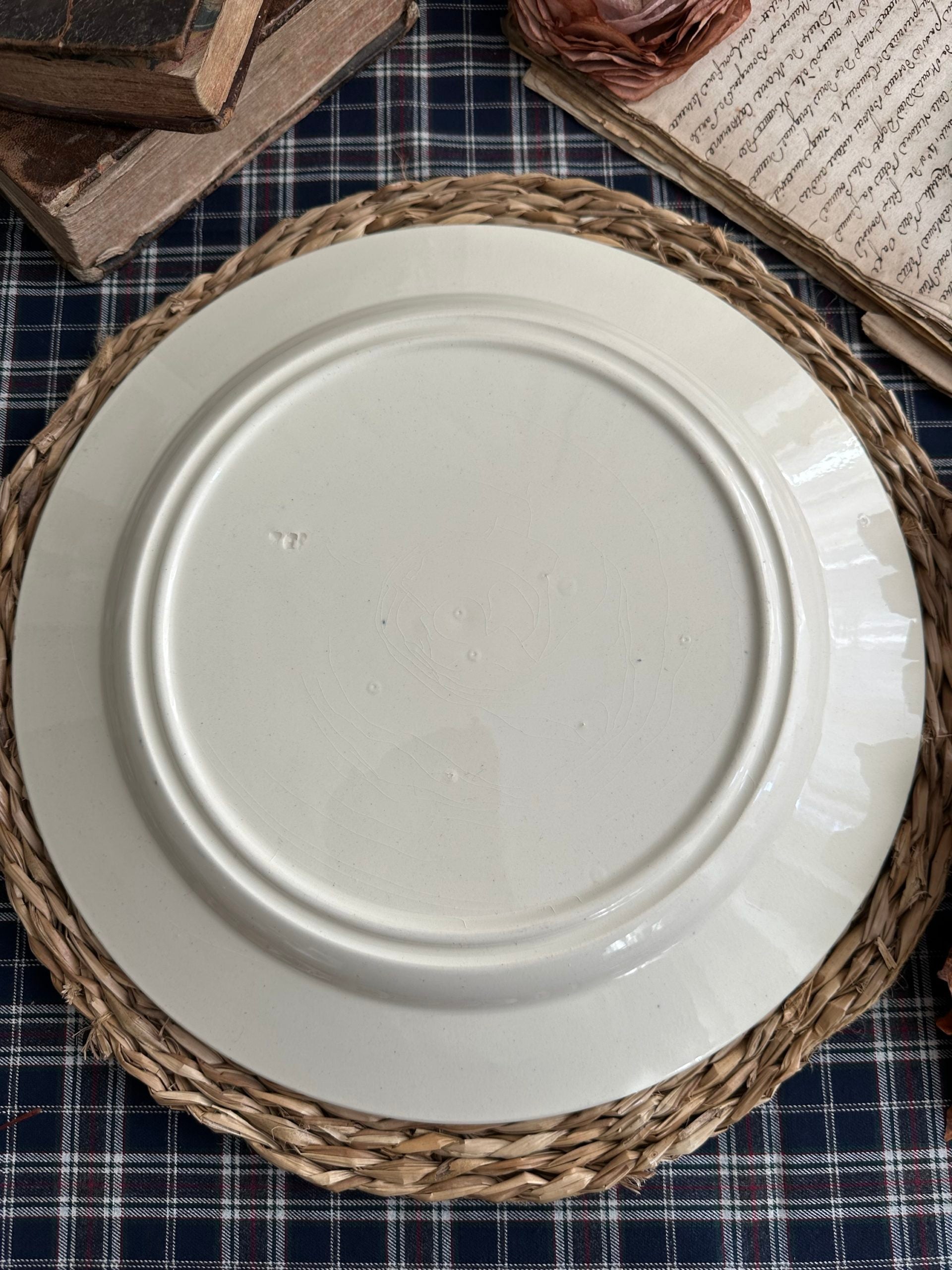 II. Grand plat rond 32,40cm - BFK modèle Régent