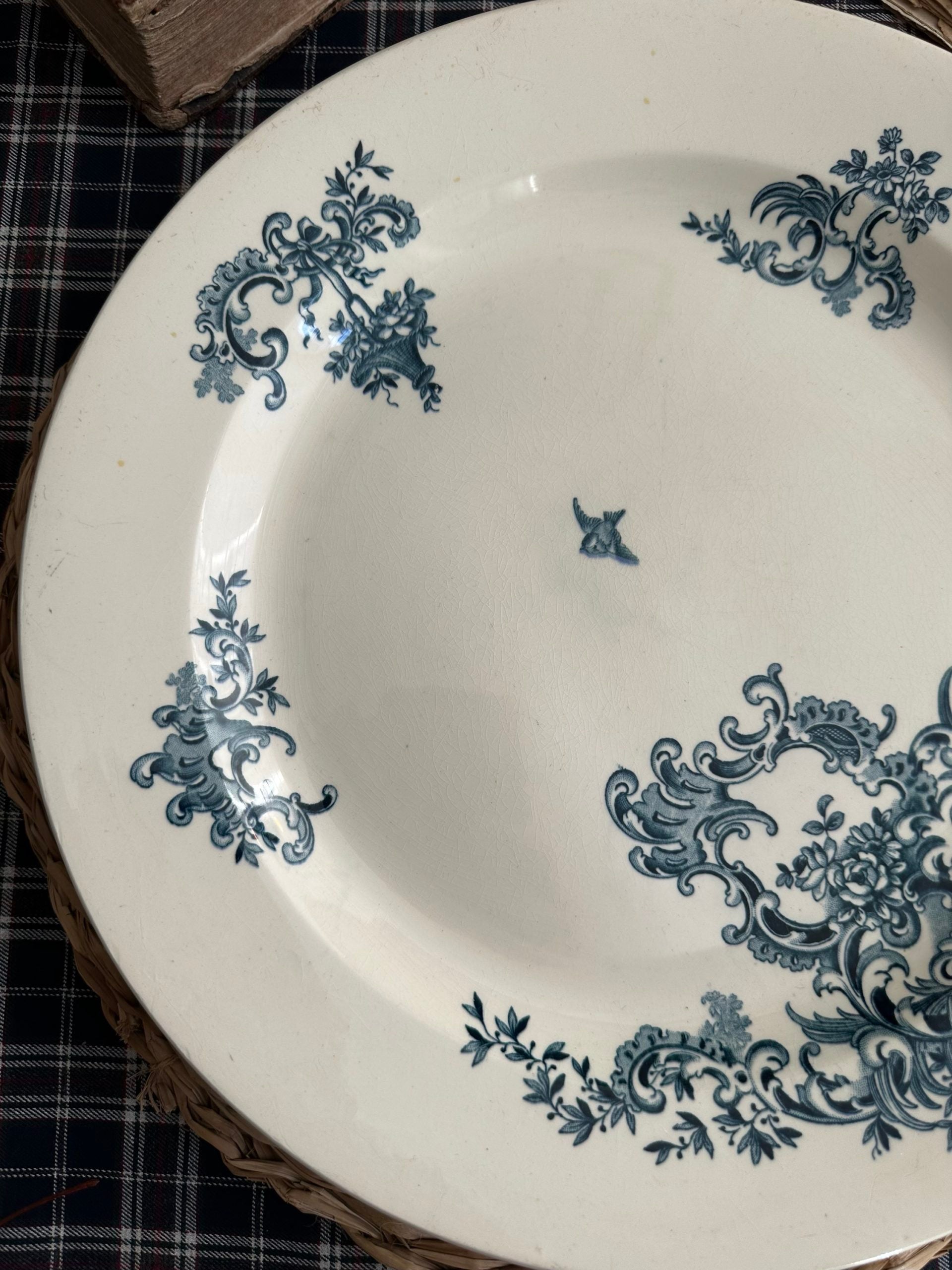 I. Grand plat rond 32,40cm - BFK modèle Régent