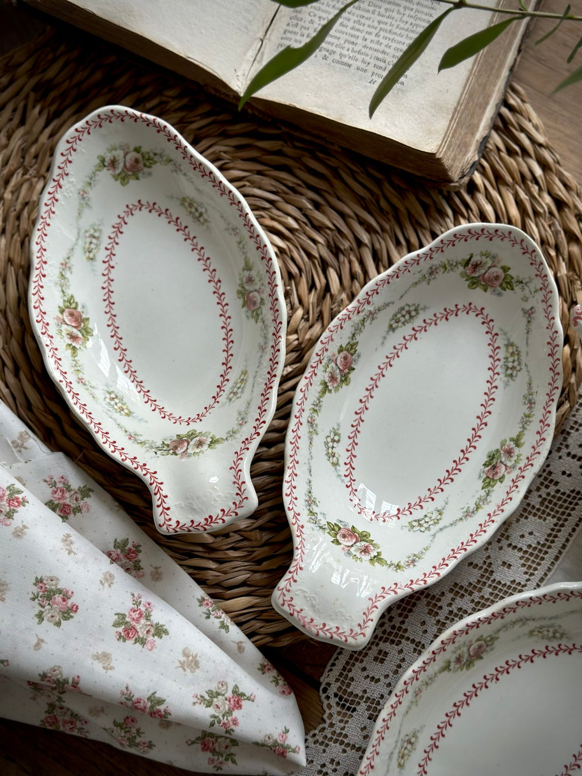 Ravier Ronde Ravier Ridgways modèle Honfleur – La Longère - Décoration Brocante