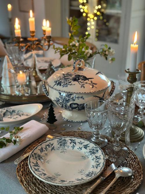 Assiette plate Choisy le Roi modèle Montigny