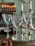 Set of 3 large St. Louis Millet water glasses