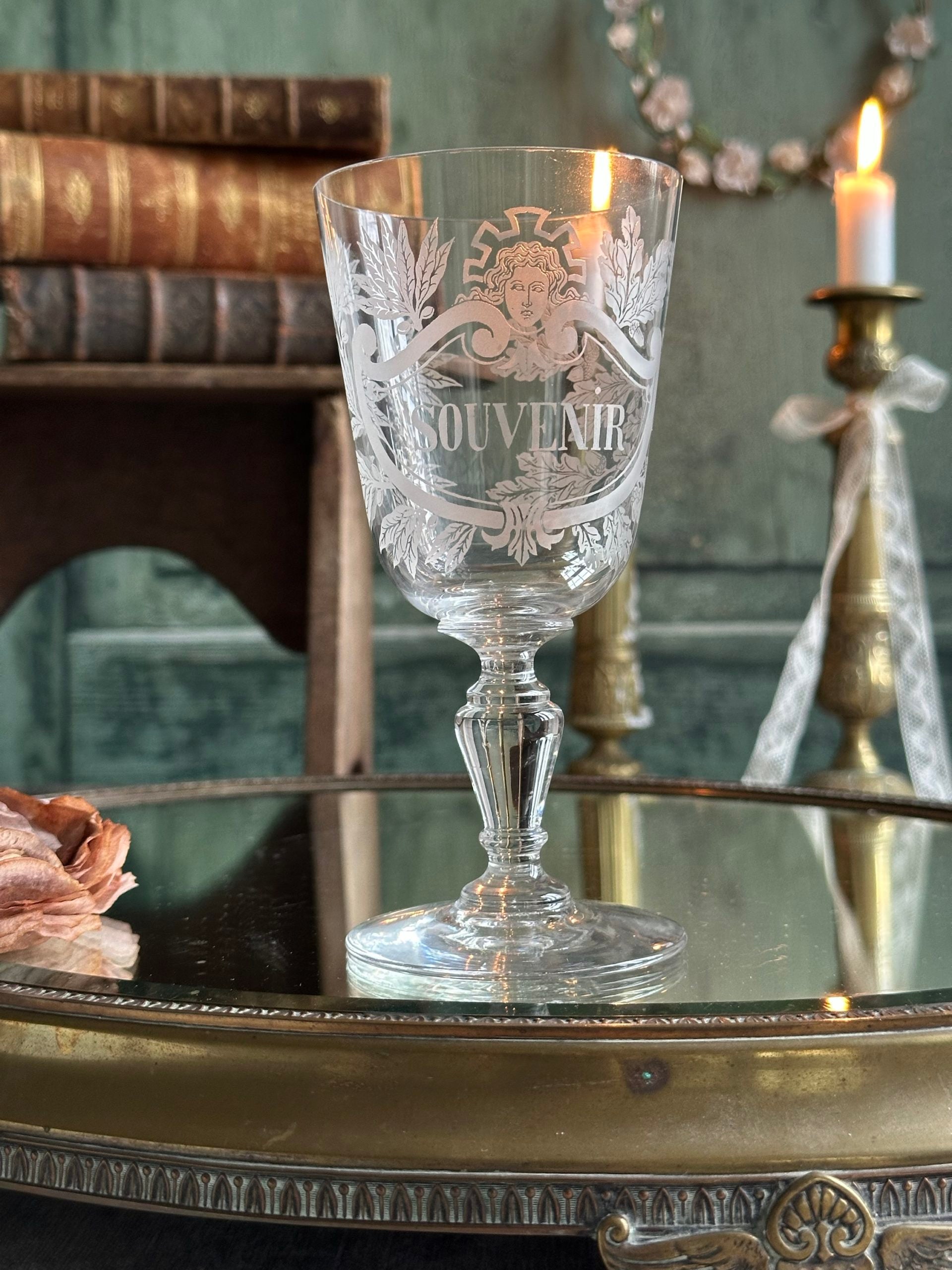 Verre à vin rouge/ eau en cristal Baccarat SOUVENIR