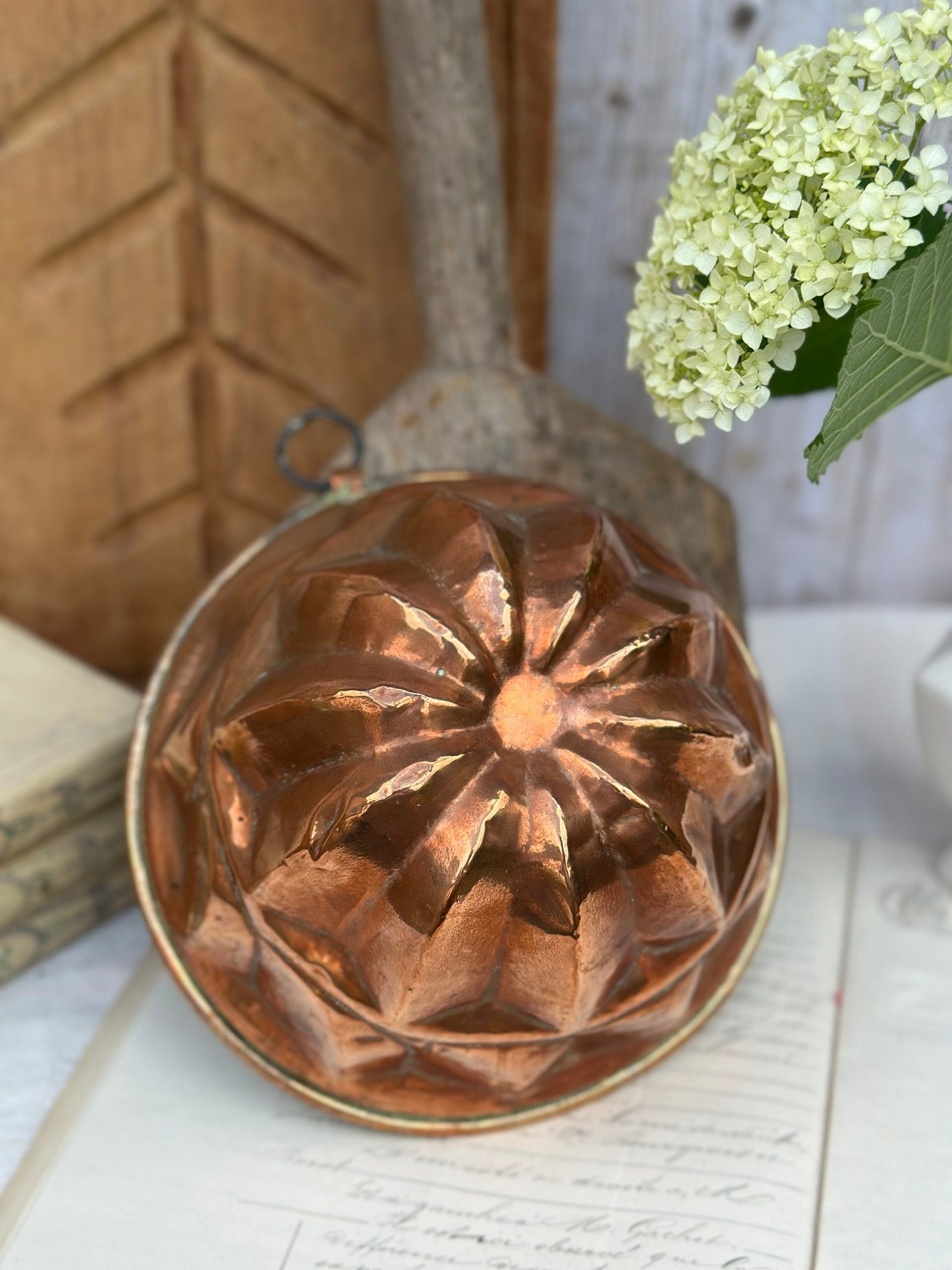 Large antique cake mold