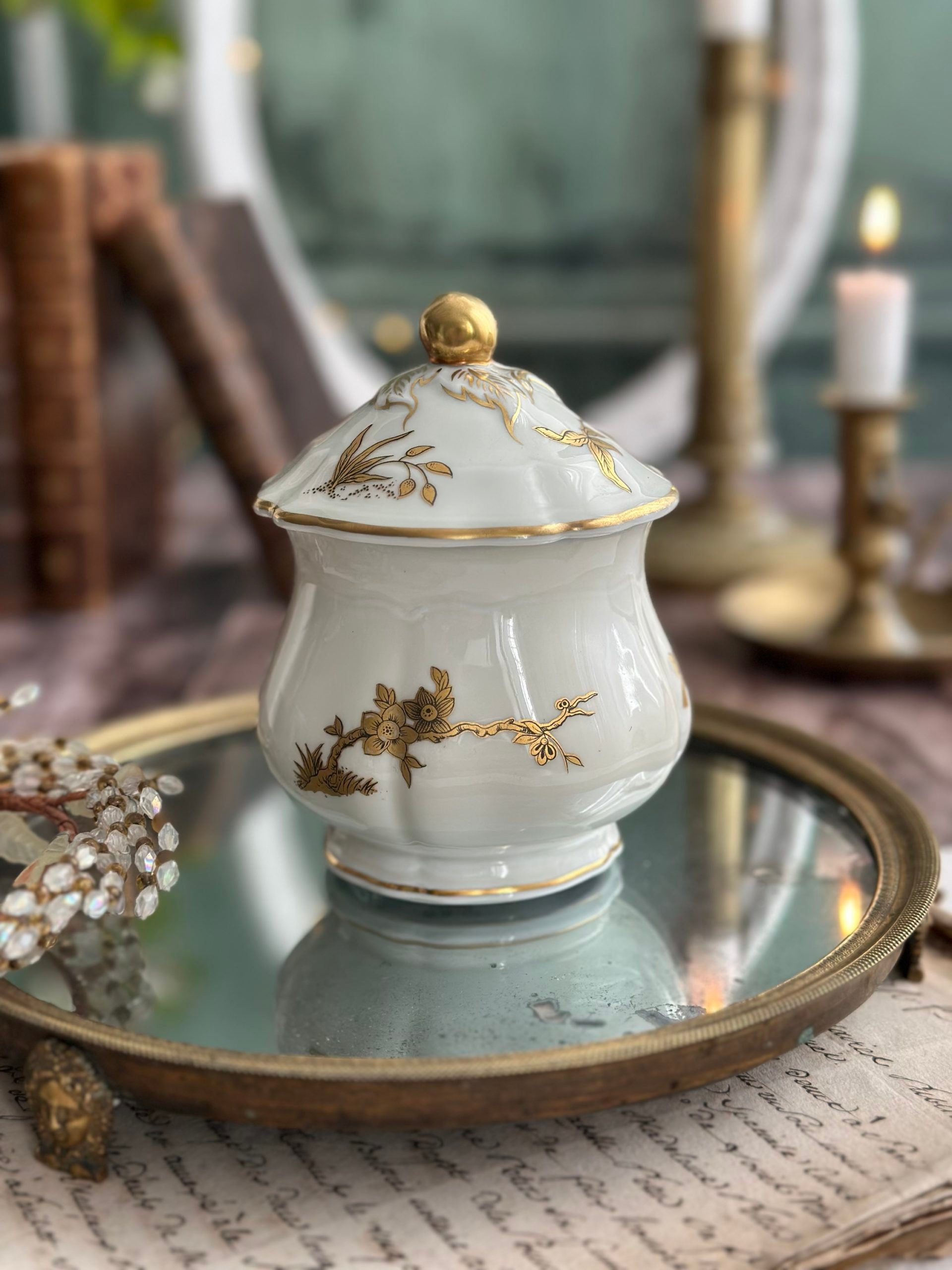 Bernardaud Limoges Sugar Bowl, Queen Elizabeth II Model