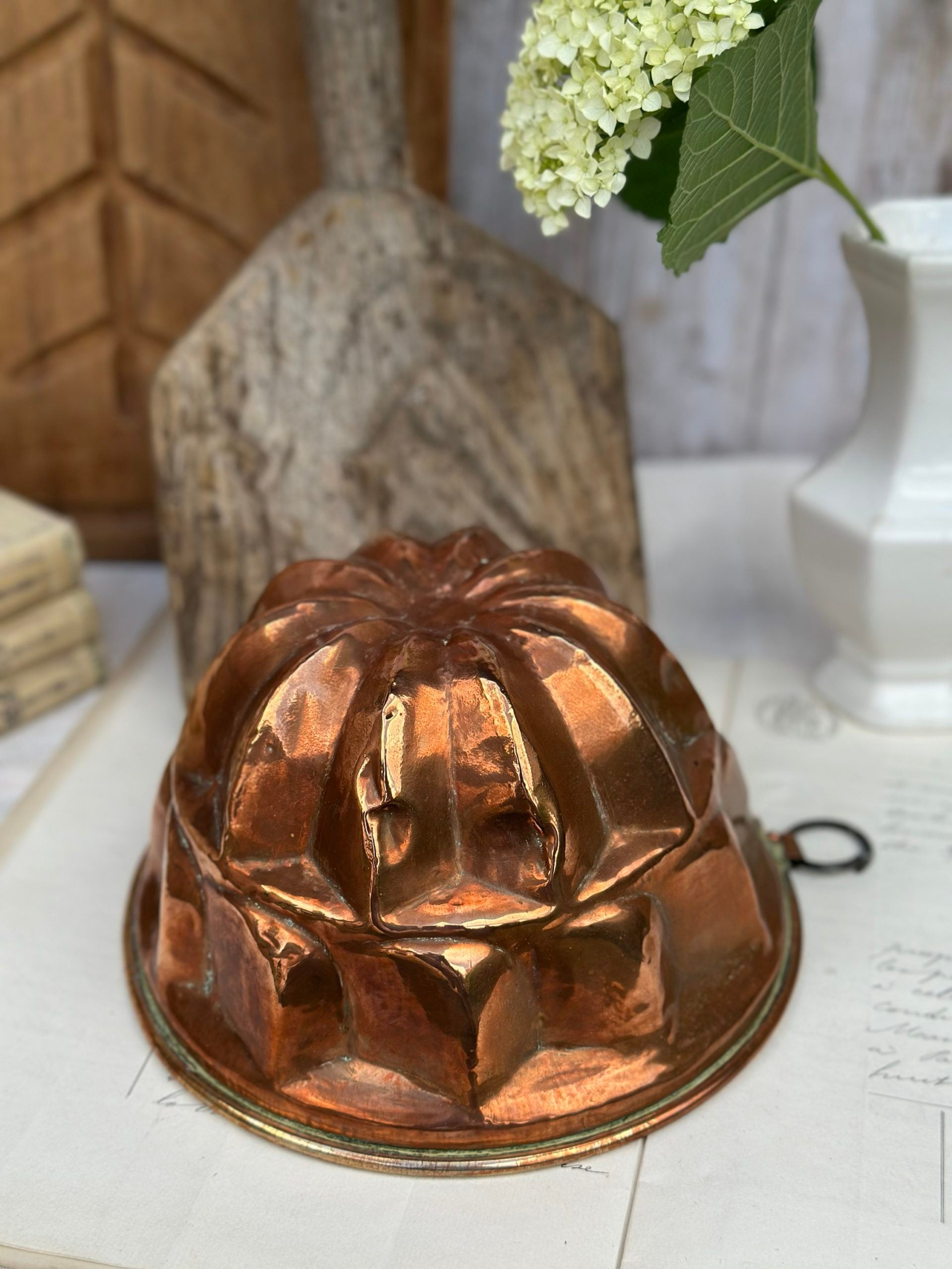 Large antique cake mold