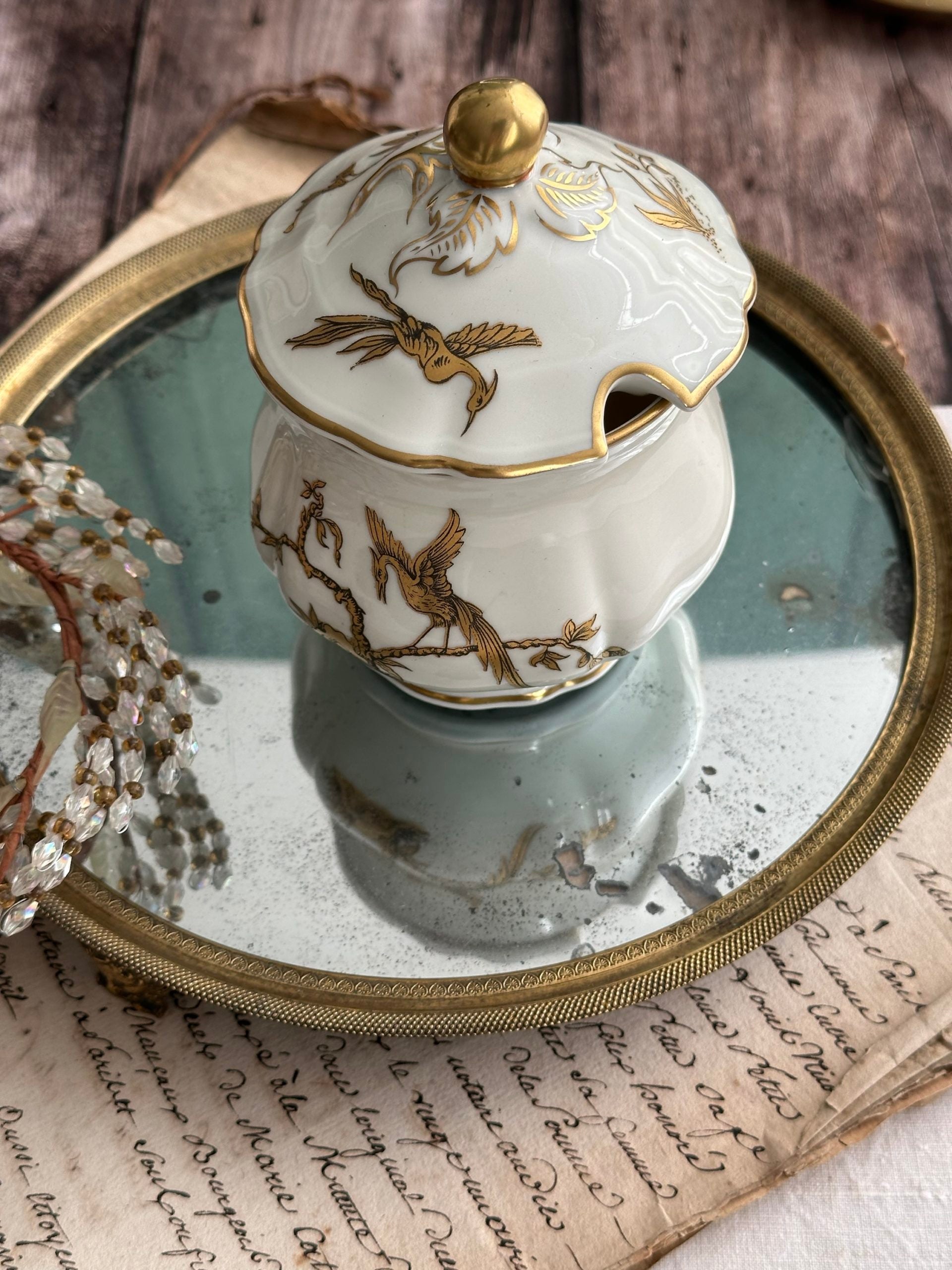Bernardaud Limoges Sugar Bowl, Queen Elizabeth II Model