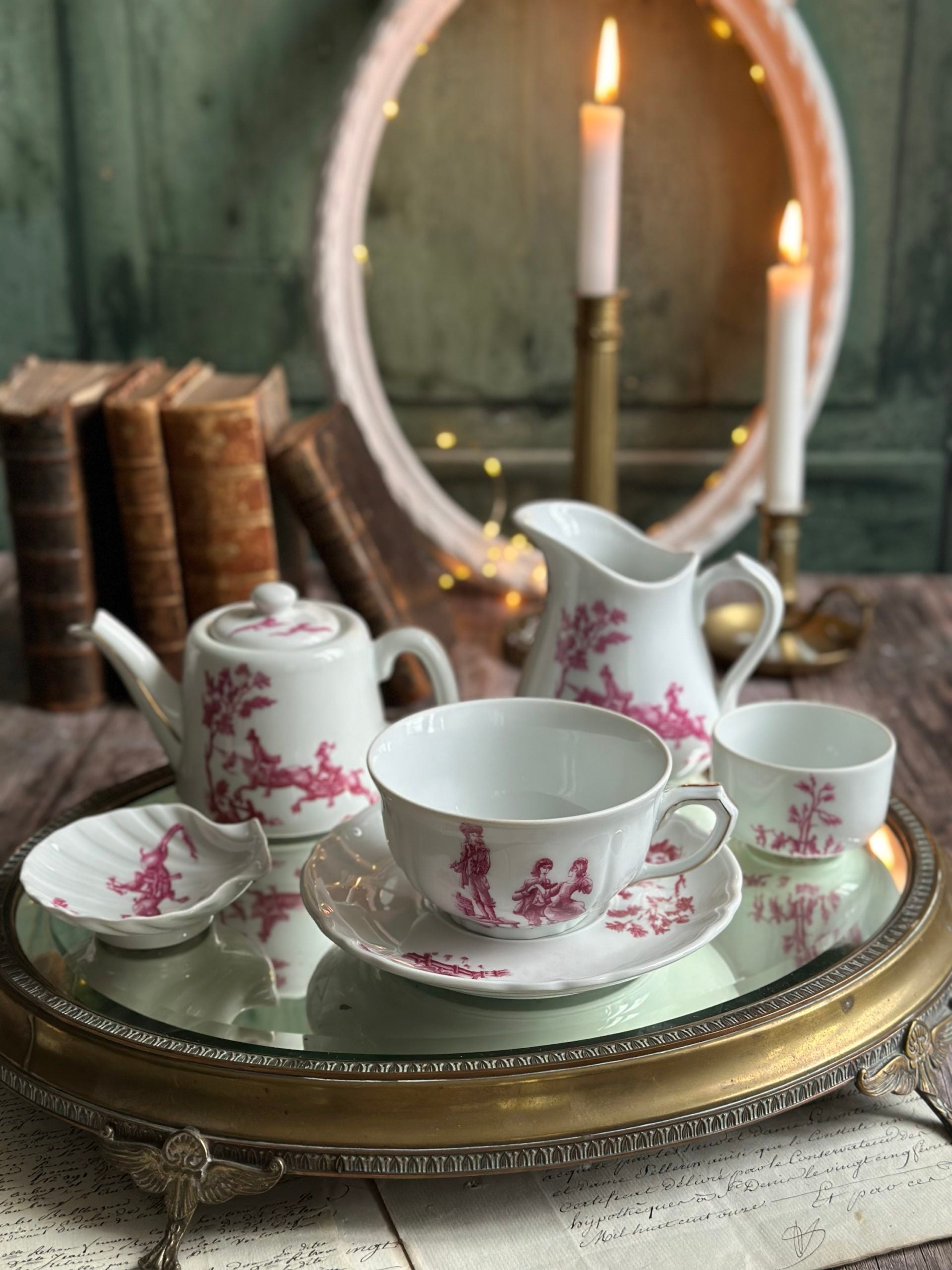 Set de petit déjeuner en porcelaine Haviland