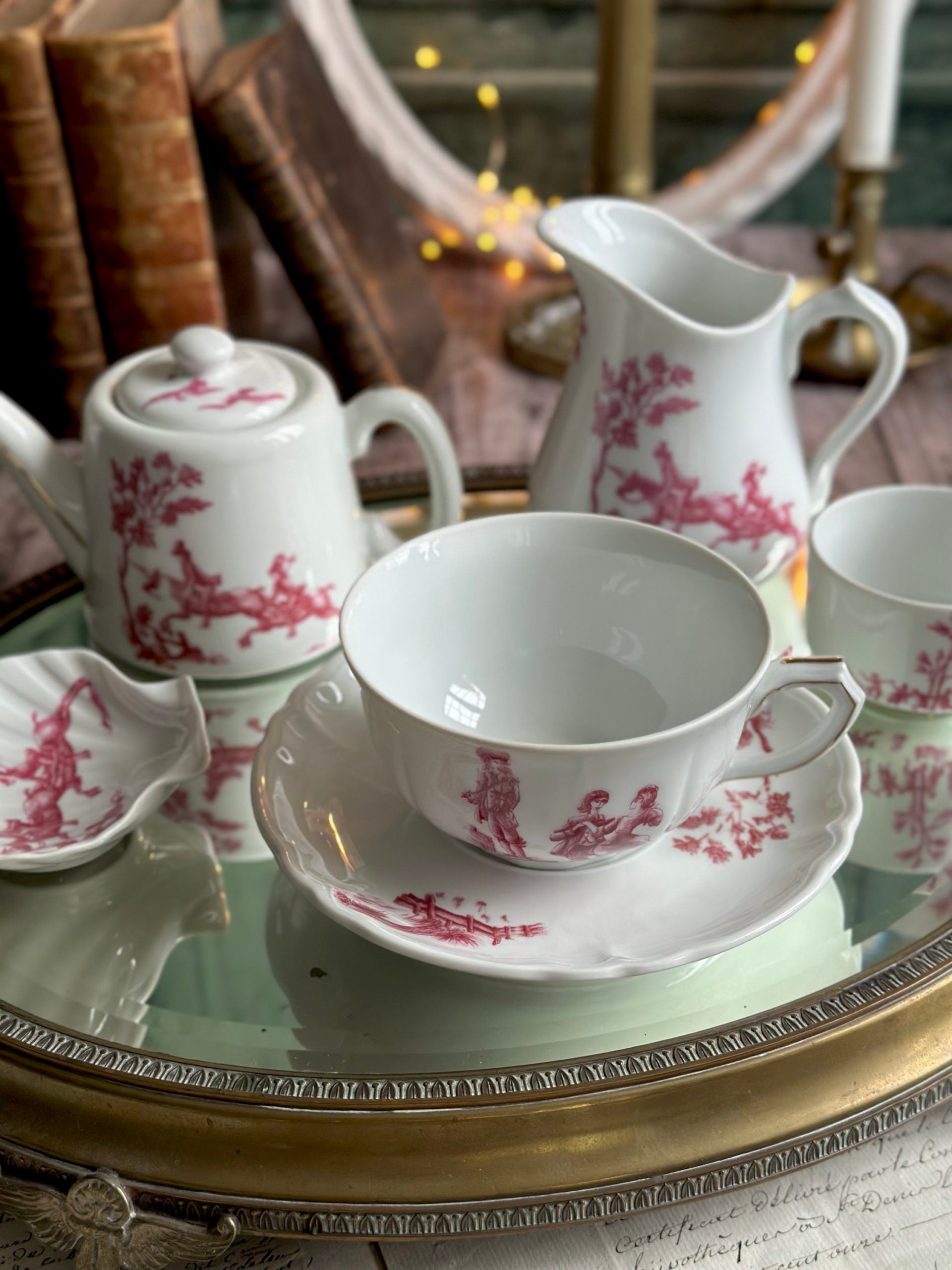 Set de petit déjeuner en porcelaine Haviland