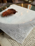 VI. Antique hand-embroidered handkerchief