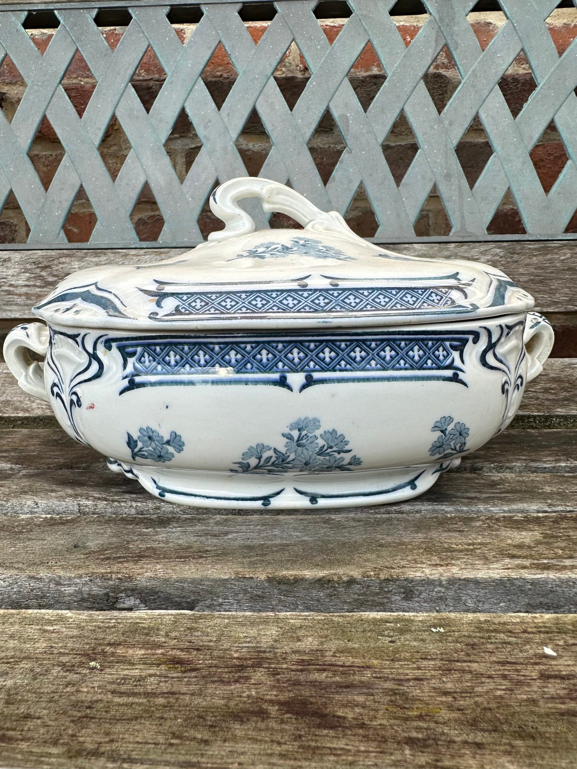 Reserved - 2 glass candy dishes, St. Amand Manon model vegetable dish, small tray and decorative stone eggs