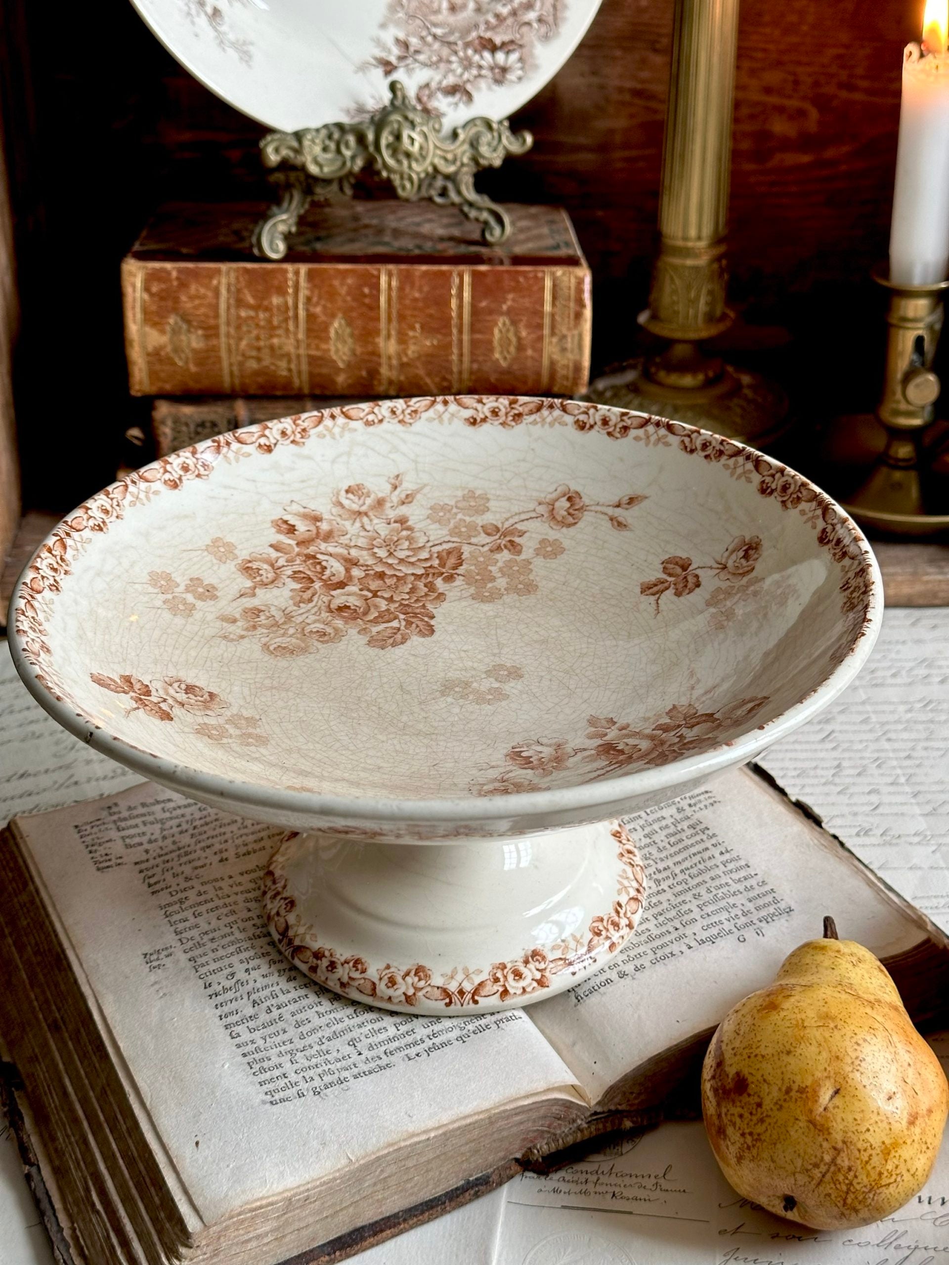 Lucie model compote dish from Choisy le Roi