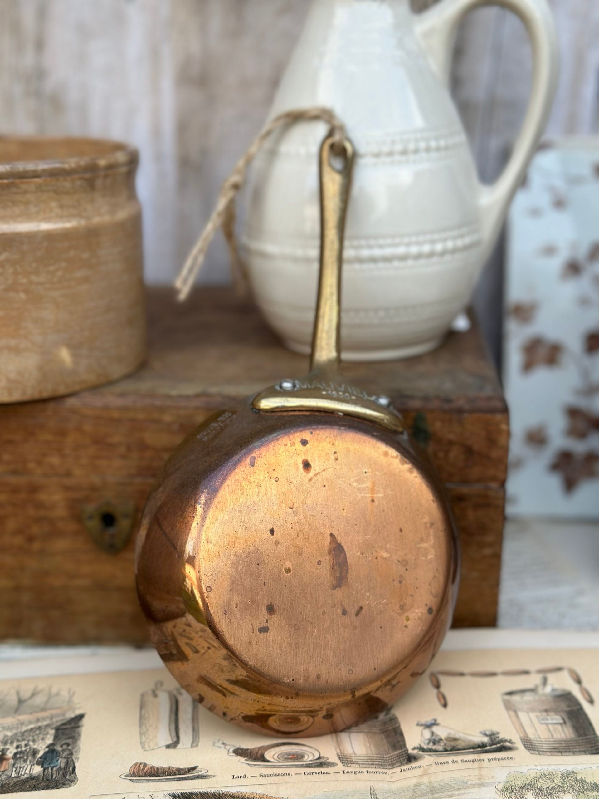 Mauviel M'Minis 12cm copper frying pan - bronze handle