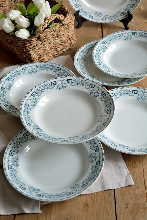 Assiettes creuses St Amand et Hamage Nord modèle Athènes – Image 3