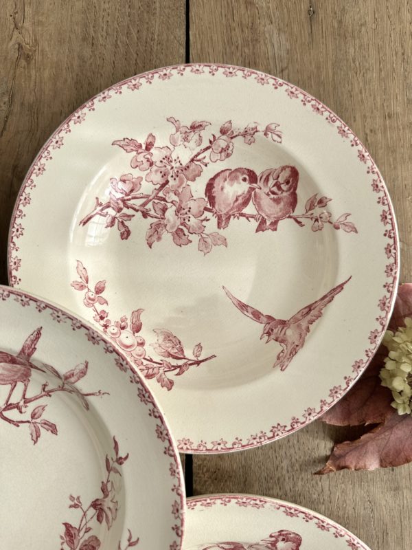 I. Ensemble de 6 assiettes creuses Sarreguemines Favori – Image 6