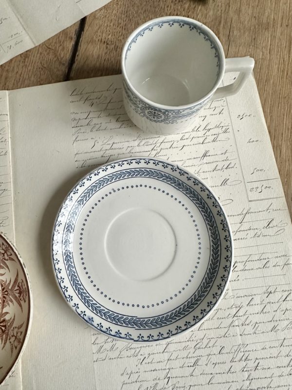 Deux tasses Sarreguemines – Image 4