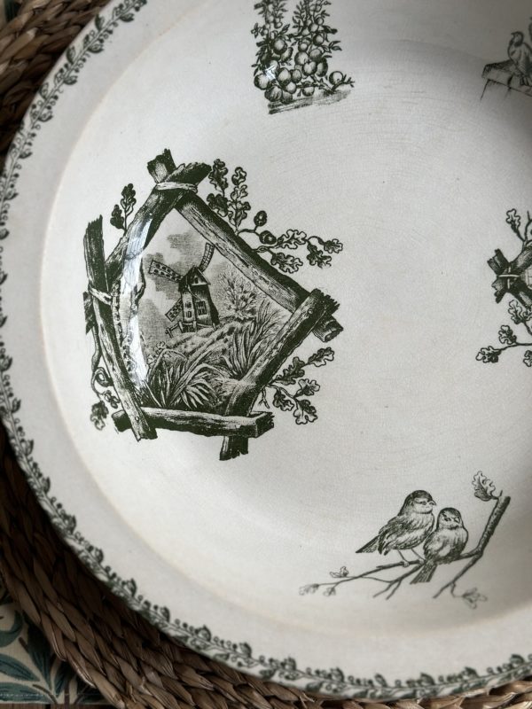 Plat creux Sté Franco-anglaise modèle Cottage – Image 2
