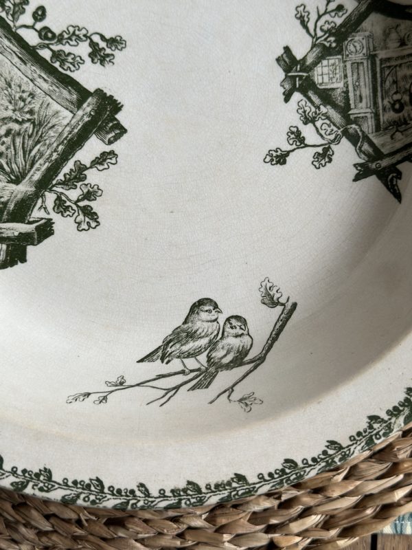 Plat creux Sté Franco-anglaise modèle Cottage – Image 3