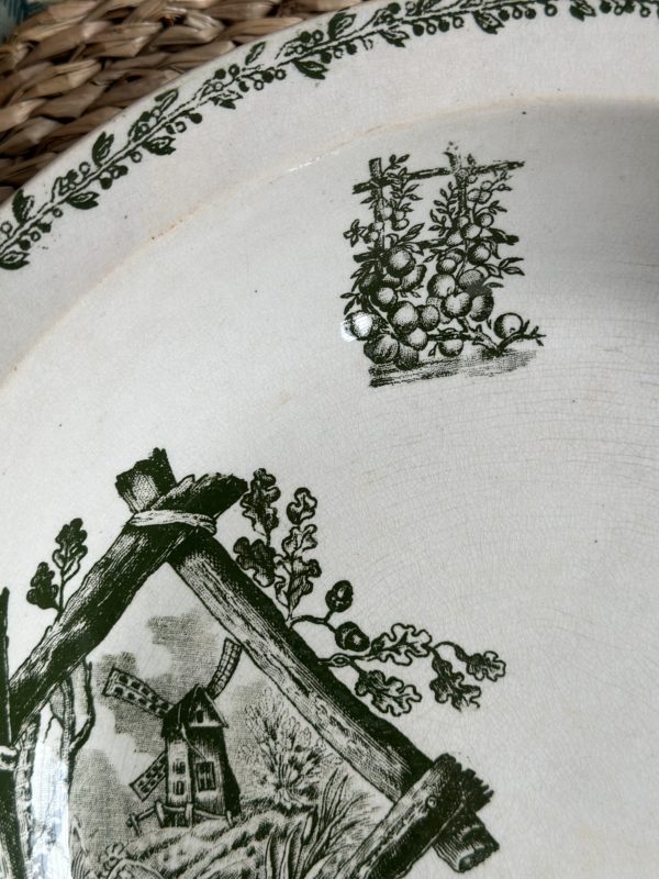 Plat creux Sté Franco-anglaise modèle Cottage – Image 4