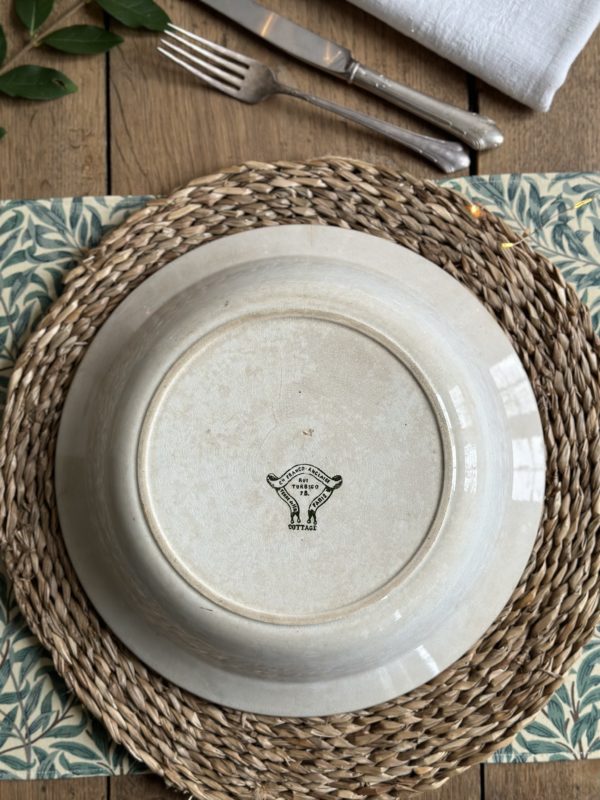 Plat creux Sté Franco-anglaise modèle Cottage – Image 5