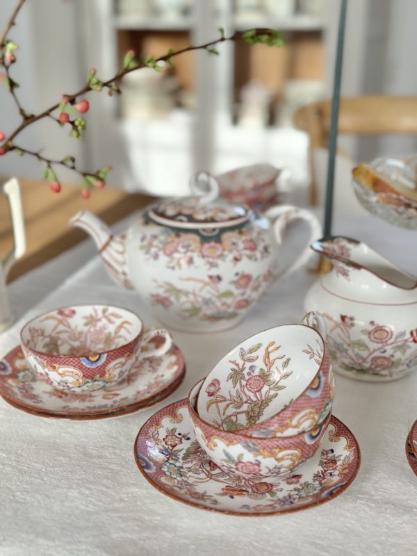 Sublime service à thé Sarreguemines - XIXème - Minton – Image 2