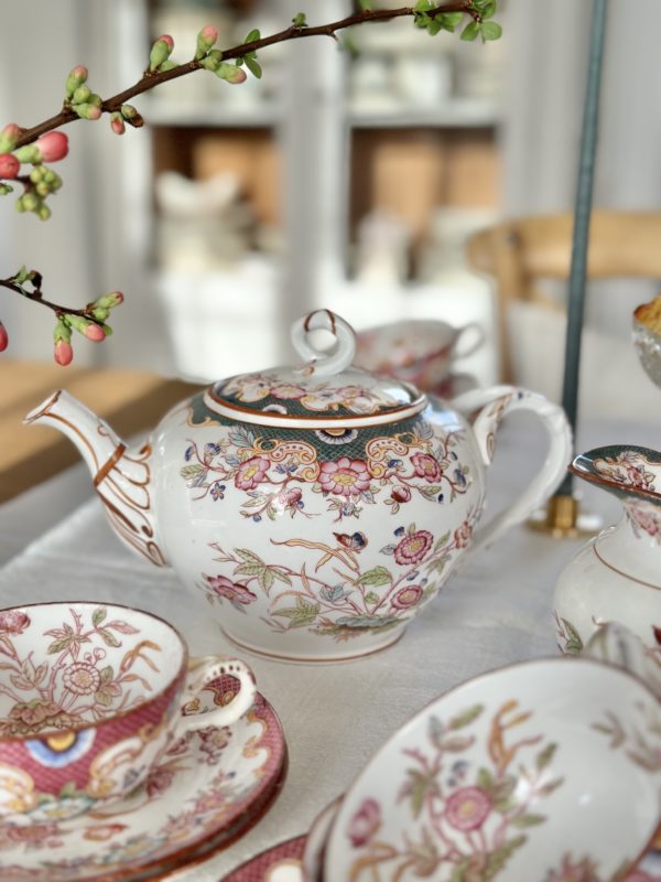 Sublime service à thé Sarreguemines - XIXème - Minton – Image 3