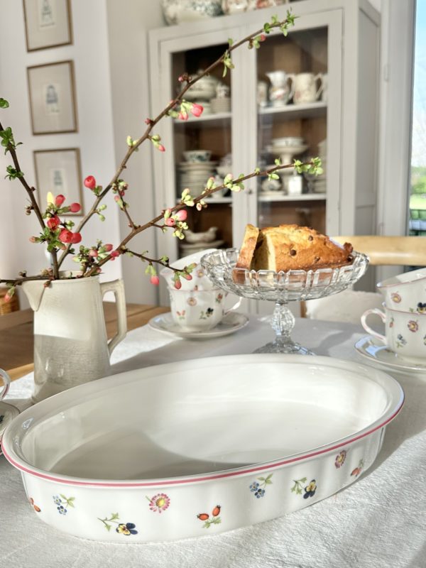 Plat à four Villeroy & Boch modèle Petite Fleur