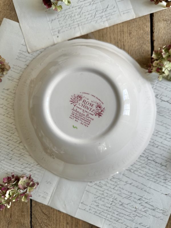 Saladier Johnson Brother Rose Chintz – Image 3