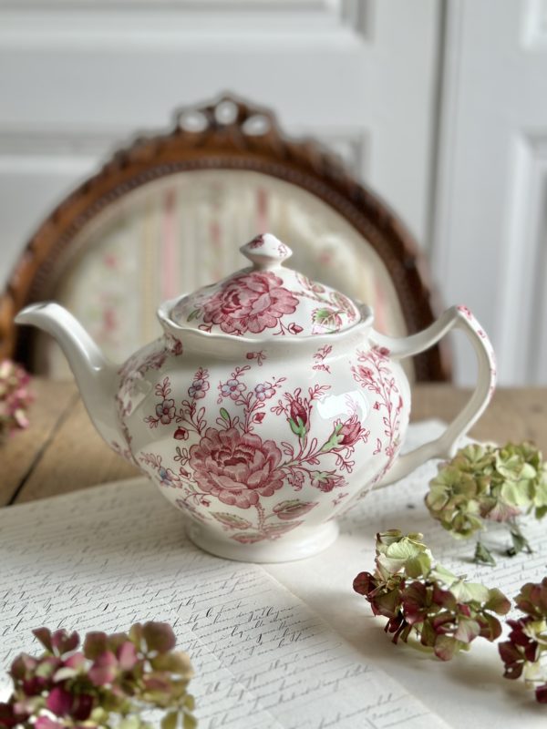 Théière Johnson Brother Rose Chintz