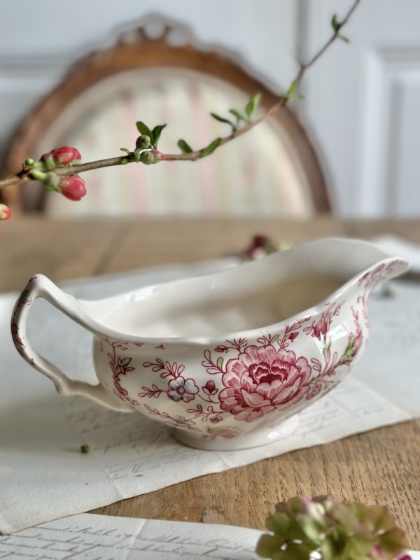 Saucière Johnson Brothers modèle Rose Chintz
