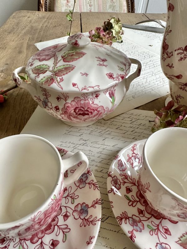 Service à café Johnson Brothers modèle Rose Chintz – Image 3
