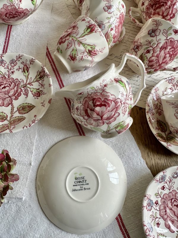 Service à café Johnson Brothers modèle Rose Chintz. – Image 4