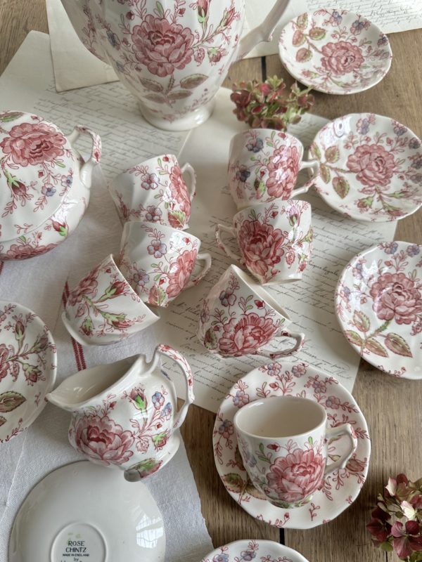 Service à café Johnson Brothers modèle Rose Chintz. – Image 5