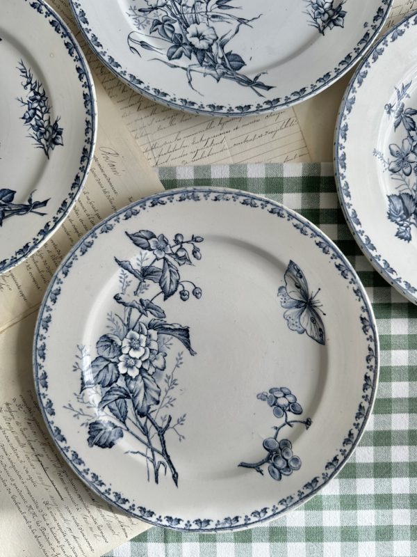 Suite de 6 assiettes plates Sarreguemines modèle Carmen – Image 2