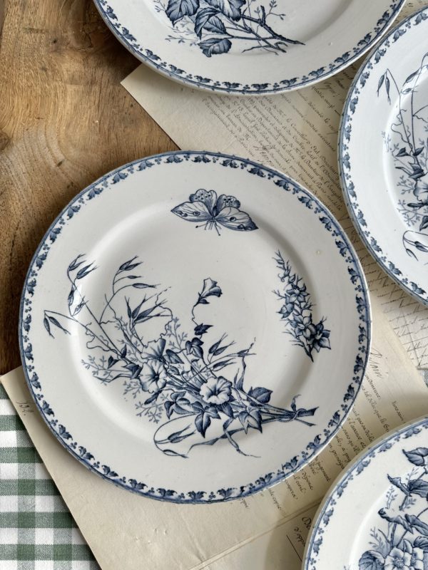 Suite de 6 assiettes plates Sarreguemines modèle Carmen – Image 4