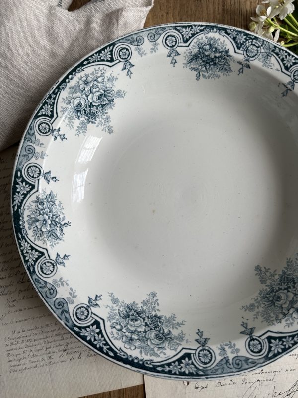 Plat creux / saladier St Amandoise modèle Pompadour – Image 2