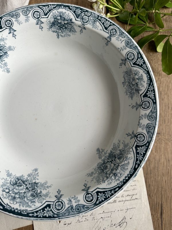 Plat creux / saladier St Amandoise modèle Pompadour – Image 3