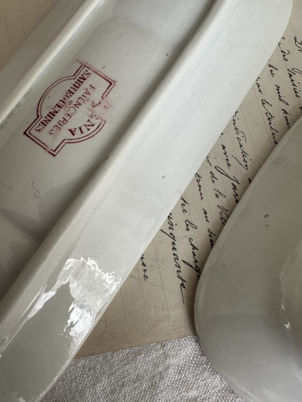 Ensemble porte peigne et porte savon Sarreguemines modèle Xénia – Image 5