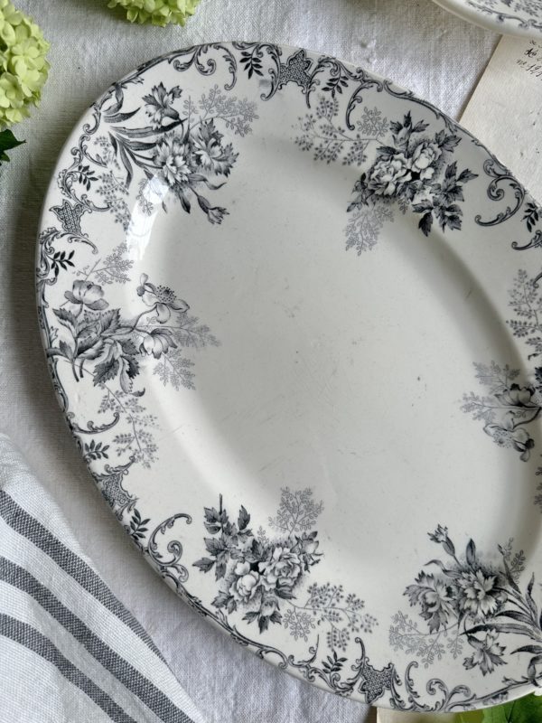 Plat ovale Choisy Le Roi modèle Floréal – Image 2