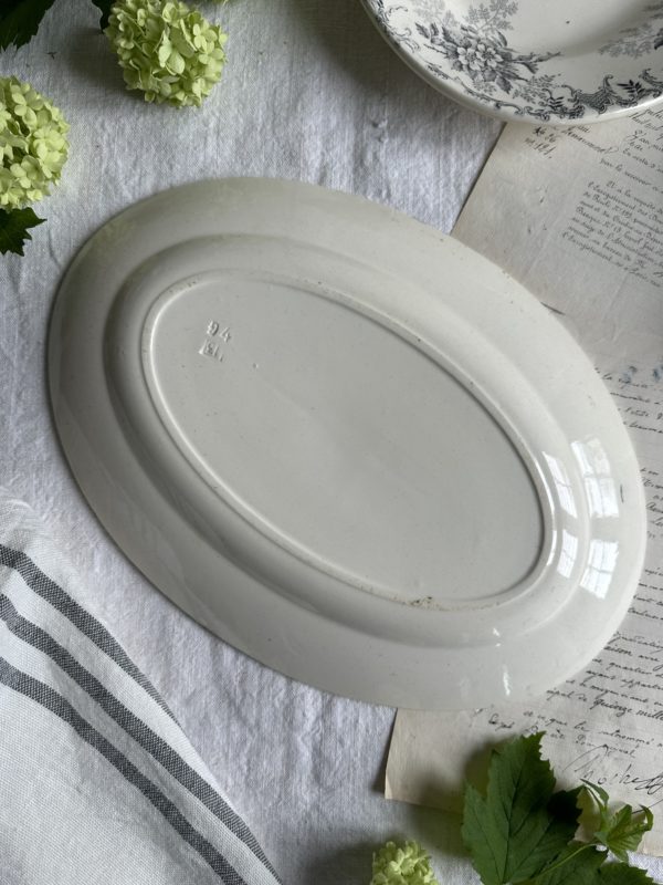 Plat ovale Choisy Le Roi modèle Floréal – Image 4
